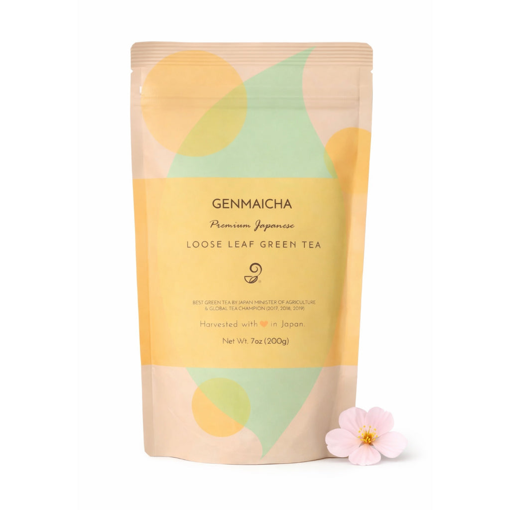 GENMAICHA - PREMIUM GREEN TEA w/ ROASTED BROWN RICE
