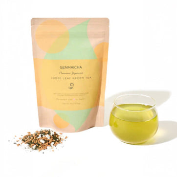 GENMAICHA - PREMIUM GREEN TEA w/ ROASTED BROWN RICE