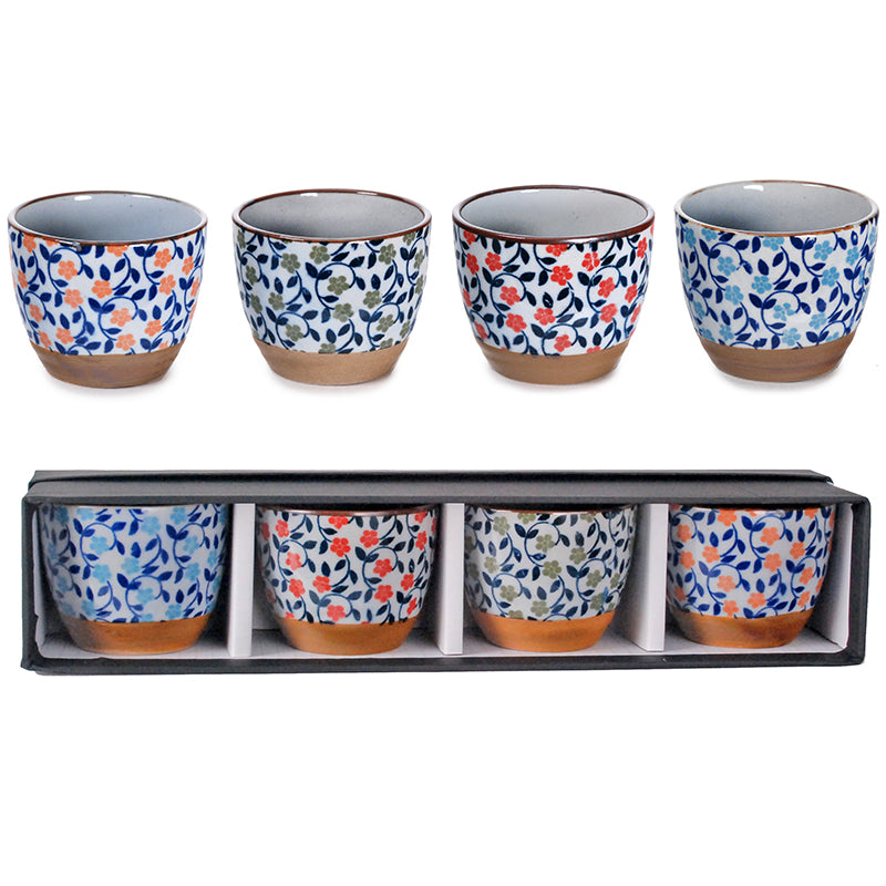 TEACUP SET-KOBANA ARABESQUE 4PC 4oz