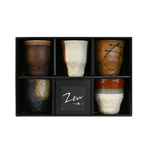 TEACUP SET  5PC  10oz