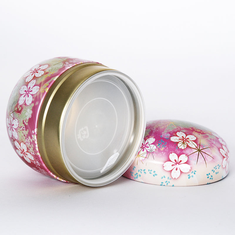 TEA CONTAINER STAINLESS STEEL  W/ PLASTIC LID 100gr