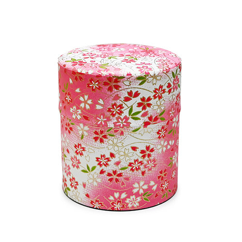 TEA CONTAINER YUZEN w/ PLASTIC LID 150gr