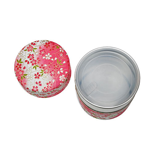 TEA CONTAINER YUZEN w/ PLASTIC LID 150gr