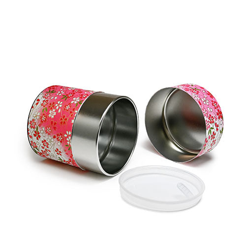 TEA CONTAINER YUZEN w/ PLASTIC LID 150gr