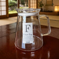 FILTER TOP GLASS TEA POT- CLEAR